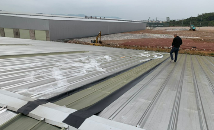 颍东厂房屋面防水维修案例